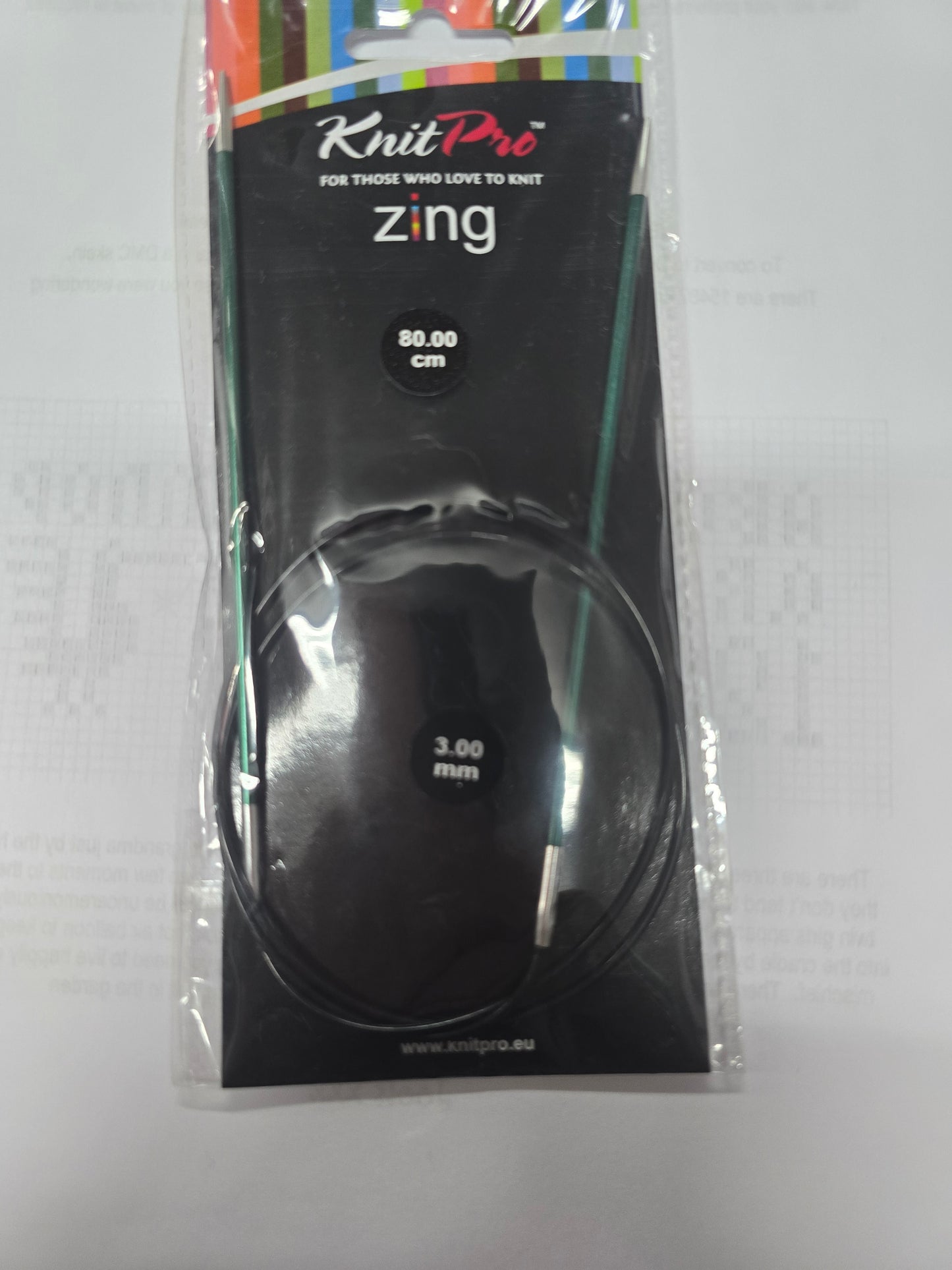 Zing circular needle,3mm